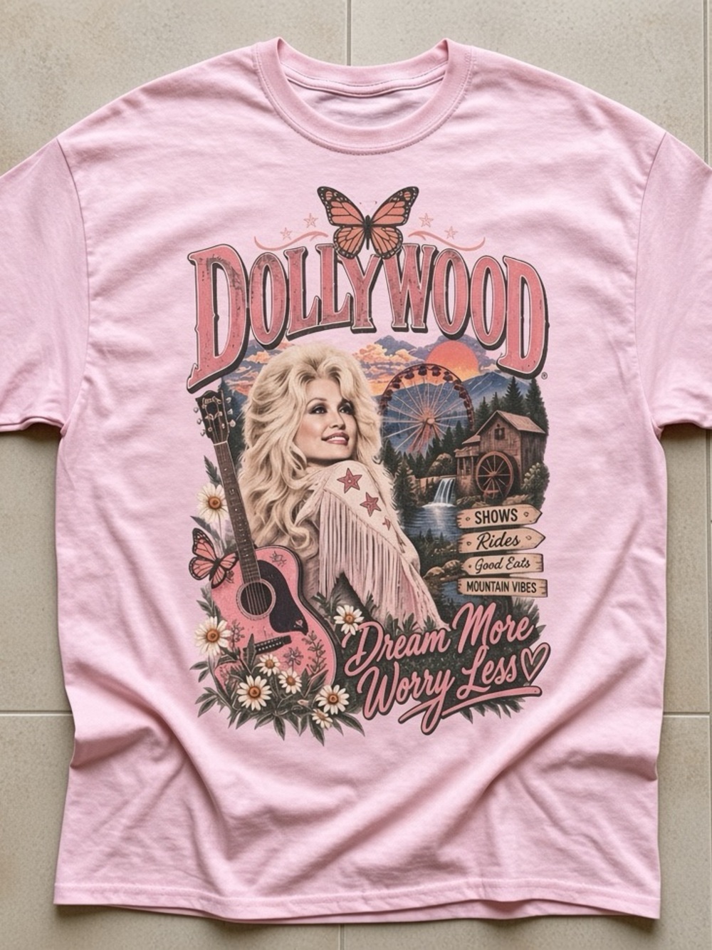 Dolly Parton Collage T-shirt